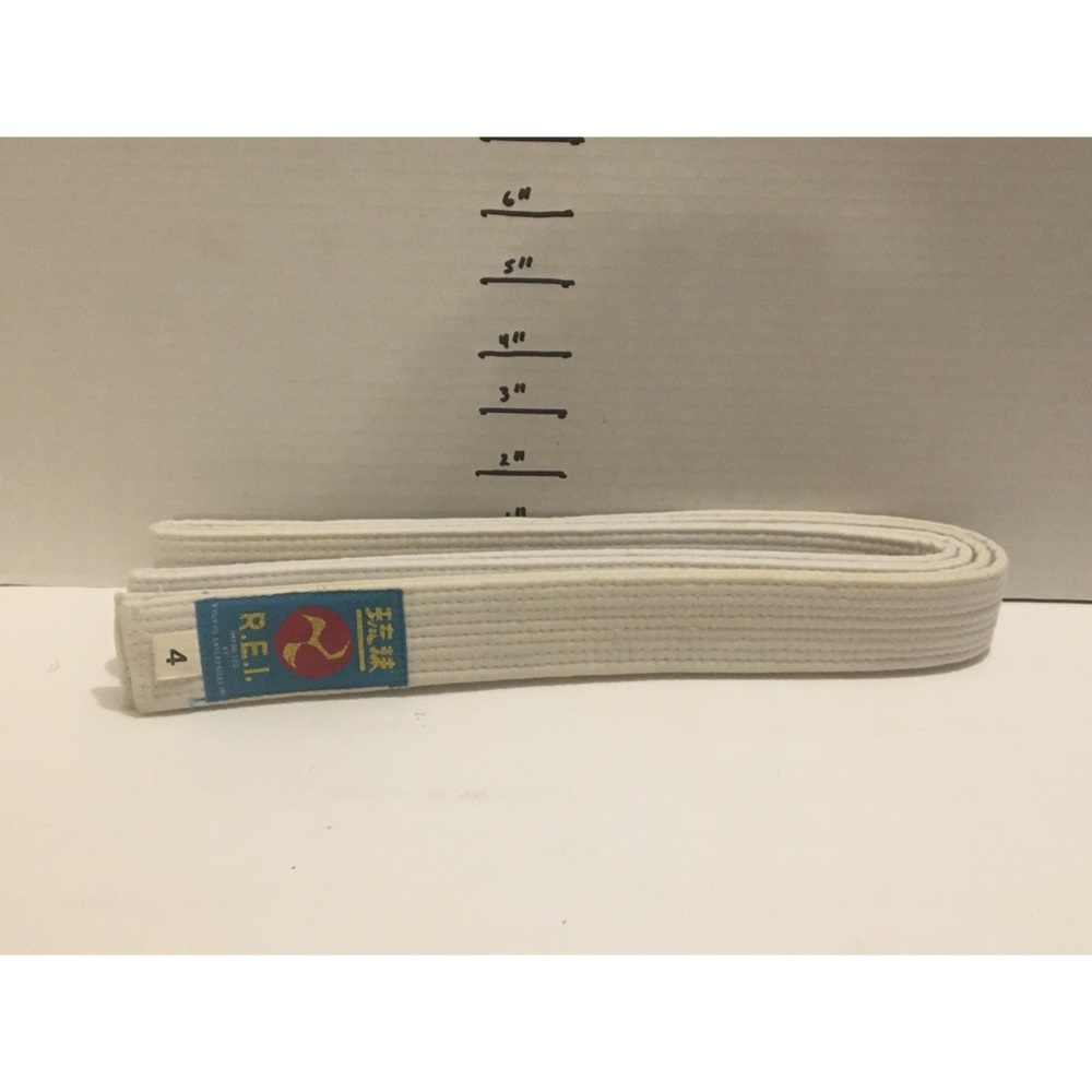 R.E.I white belt karate tae kwan do martial arts